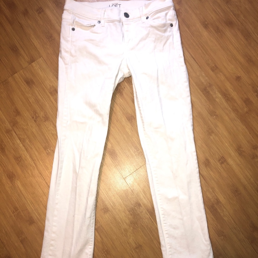 White loft jeans